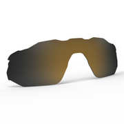 Oakley Radar EV Advancer OO9442 Replacement Lenses by FXL - Bronze Gold-Mirrored