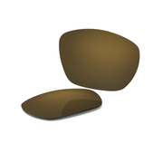 Oakley Plaintiff Squared OO4063 Replacement Lenses by FXL - Bronze Gold-Mirrored