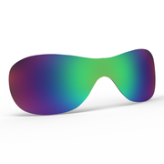 Oakley Breathless Replacement Lenses by FXL - Green-Mirrored
