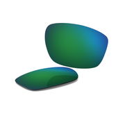 Oakley Conquest OO4101 Replacement Lenses by FXL - Green-Mirrored