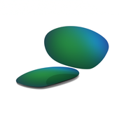 Oakley Valve 1.0 Replacement Lenses by FXL - Green-Mirrored